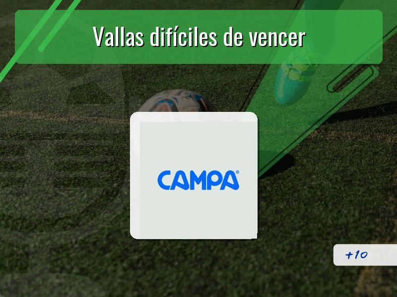 Vallas difíciles de vencer